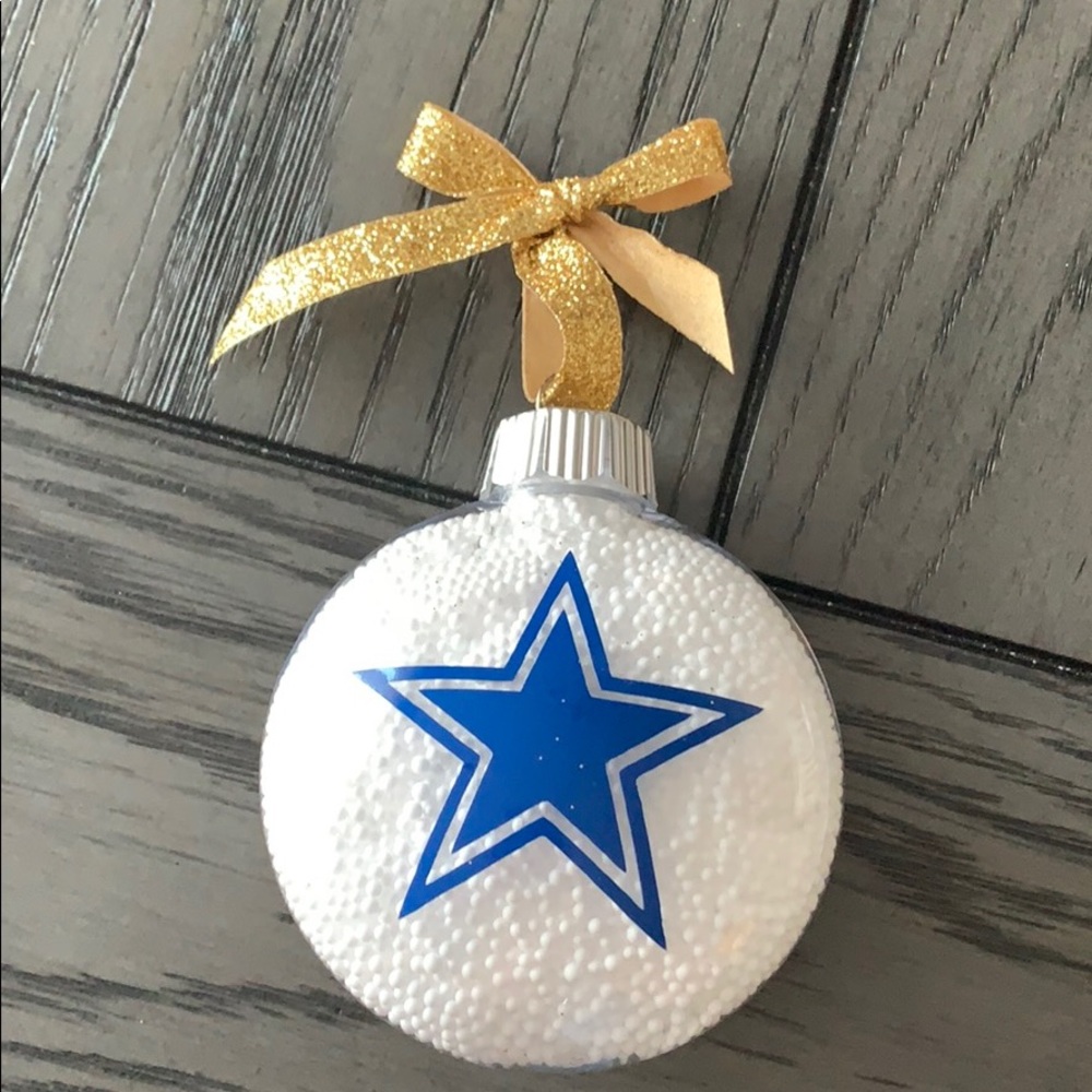 Dallas cowboys Christmas ornament
